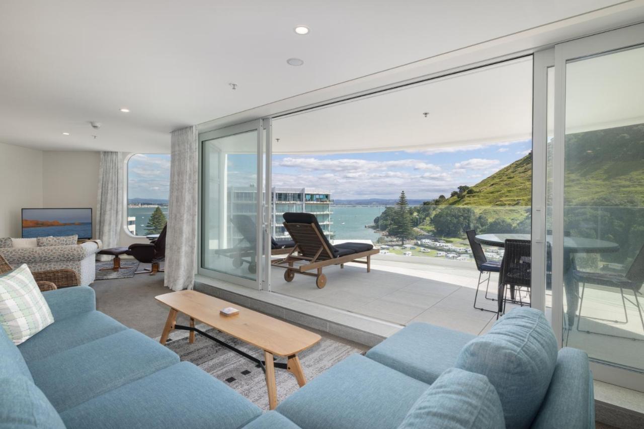 Oceanside Apartment With Iconic Views Mount Maunganui Exteriör bild
